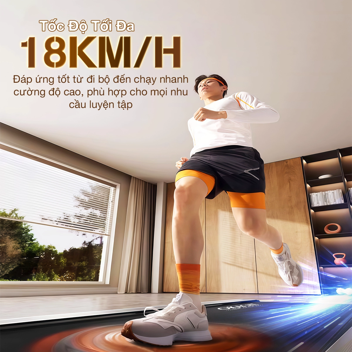 Máy chạy bộ OKACHI CYBER X3 PRO