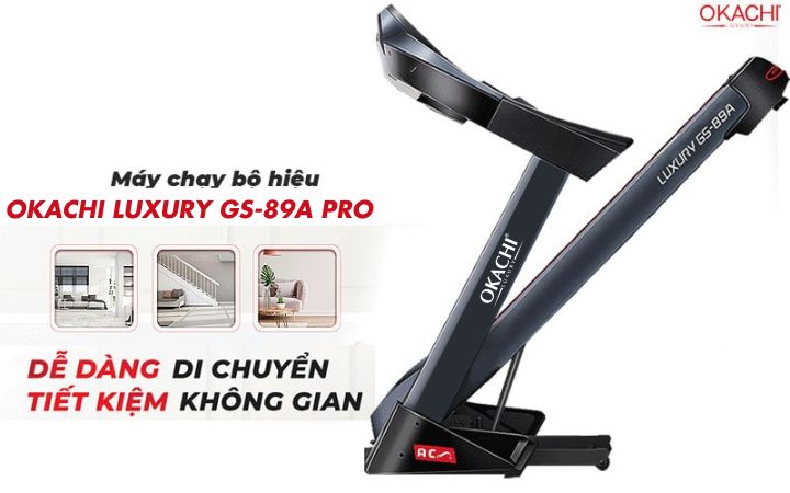 Máy chạy bộ hiệu OKACHI LUXURY GS-89A PRO 
