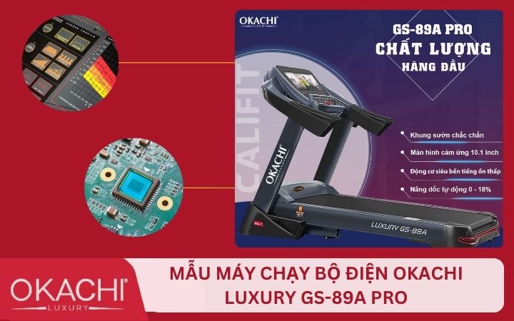 Máy chạy bộ OKACHI LUXURY GS-89A PRO