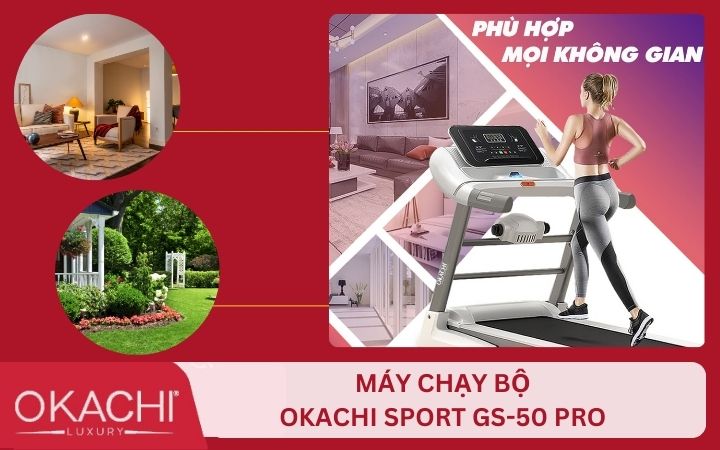 Máy chạy bộ đa năng OKACHI SPORT GS-50 PRO