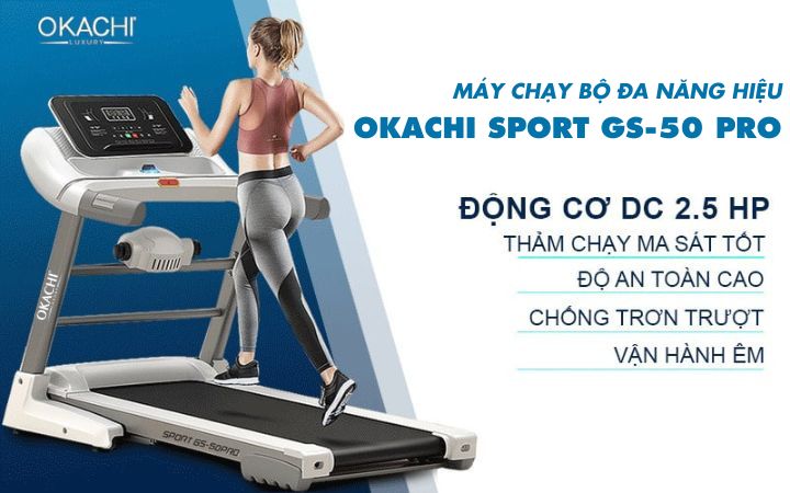 Máy chạy bộ đa năng thương hiệu CALIFIT SPORT GS-50 PRO