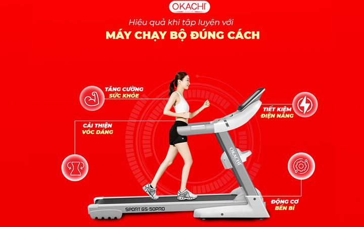 Hiệu quả khi tập luyện với máy chạy bộ đúng cách