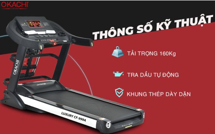Thông số kỹ thuật máy chạy bộ