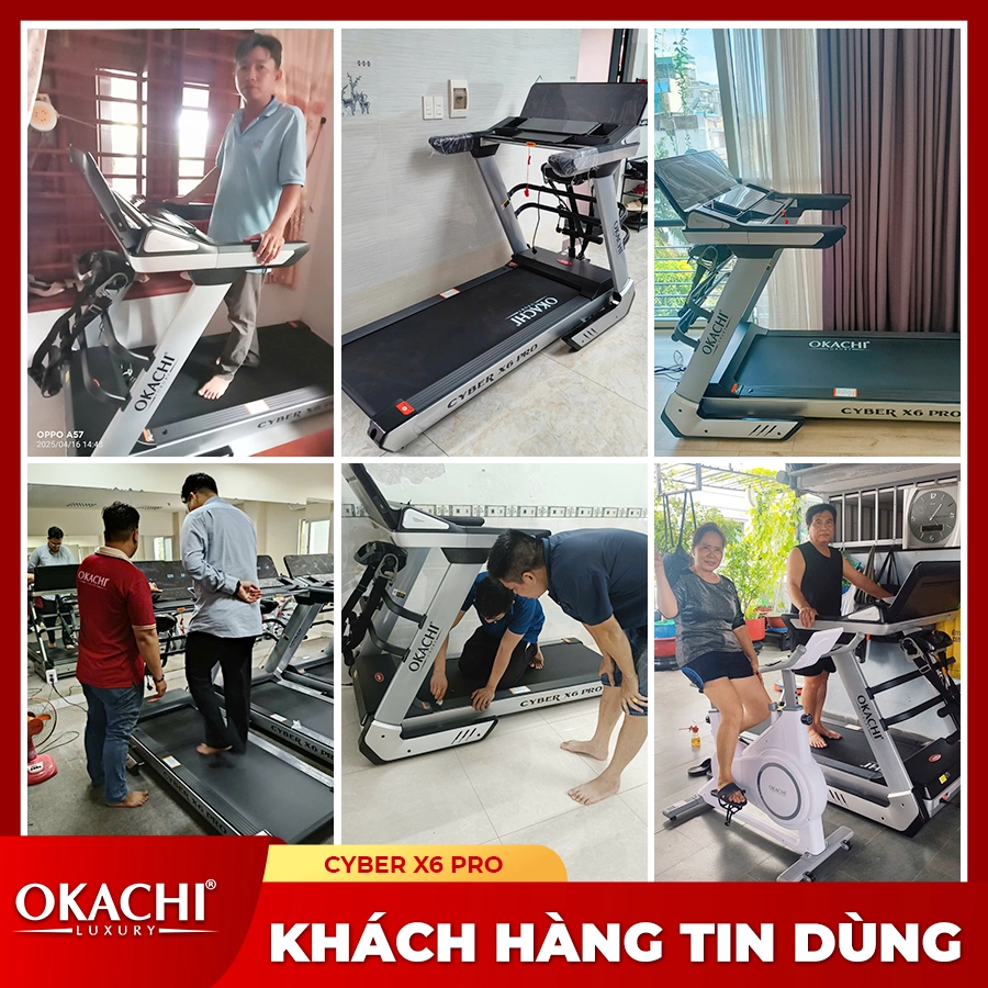 Máy chạy bộ OKACHI SPORT CYBER X6 PRO