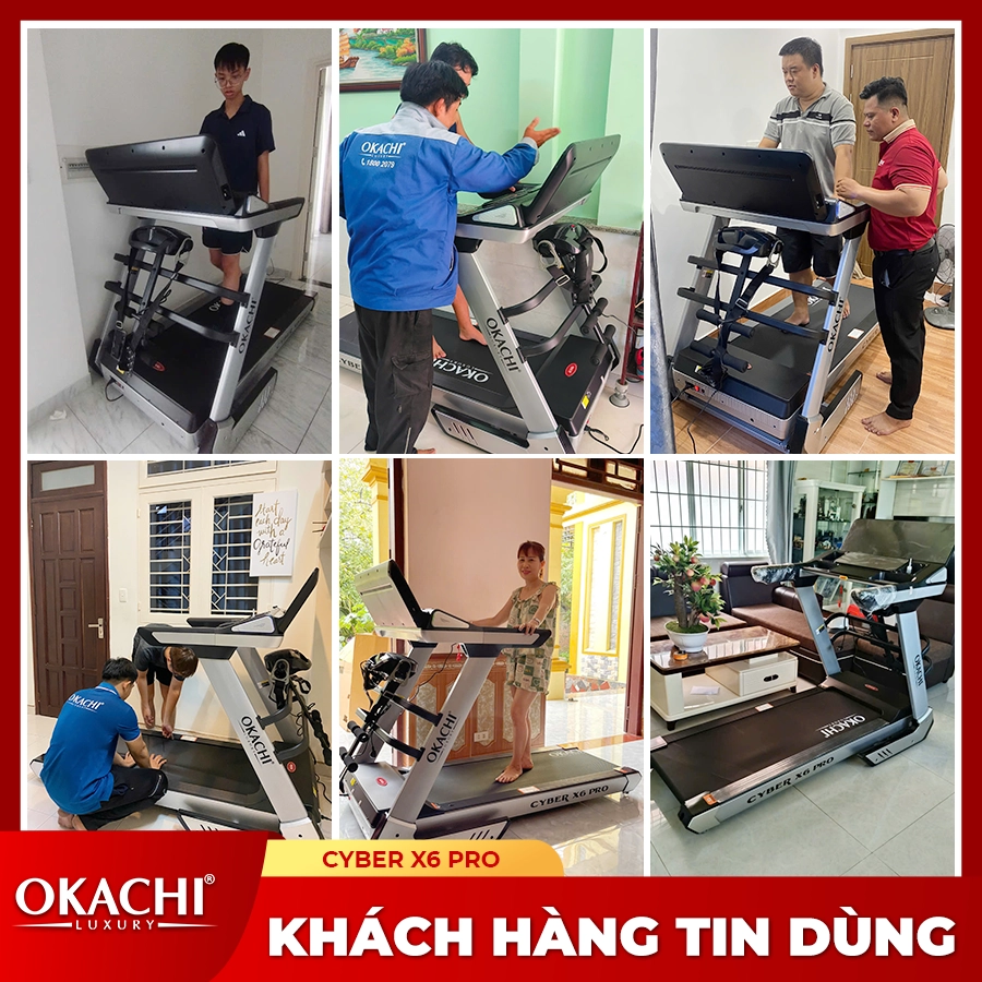 Máy chạy bộ OKACHI SPORT CYBER X6 PRO
