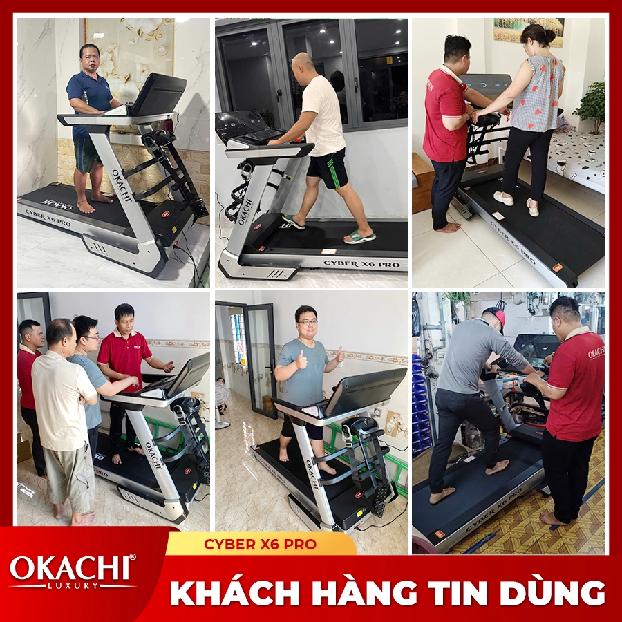 Máy chạy bộ OKACHI SPORT CYBER X6 PRO