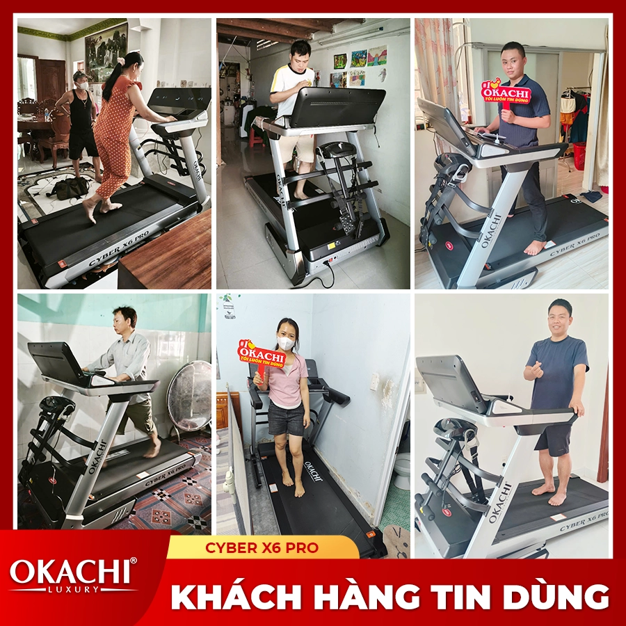 Máy chạy bộ OKACHI SPORT CYBER X6 PRO