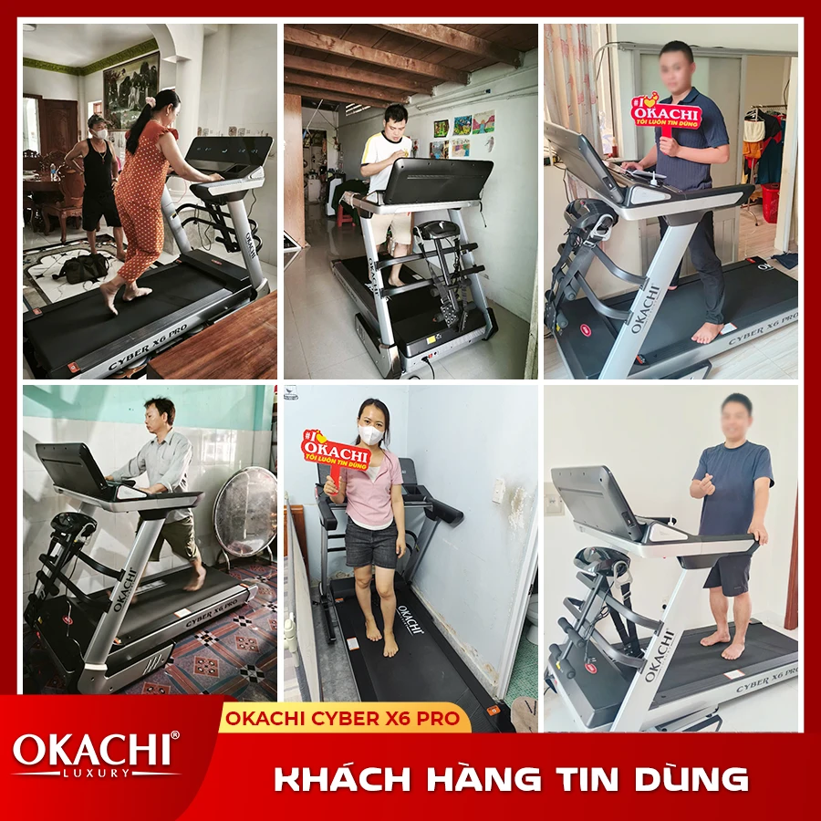 Máy chạy bộ OKACHI SPORT CYBER X6 PRO