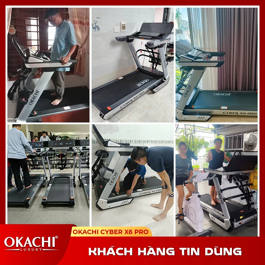 Máy chạy bộ OKACHI SPORT CYBER X6 PRO