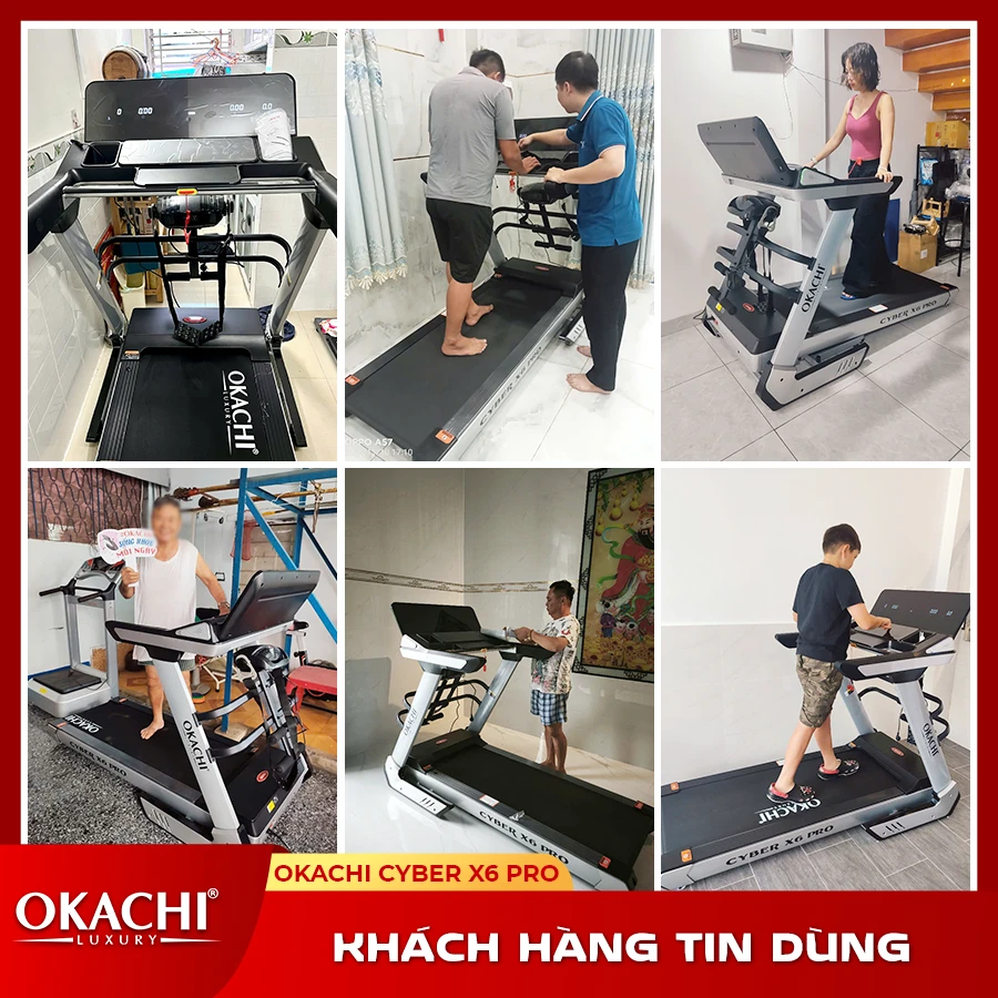 Máy chạy bộ OKACHI SPORT CYBER X6 PRO
