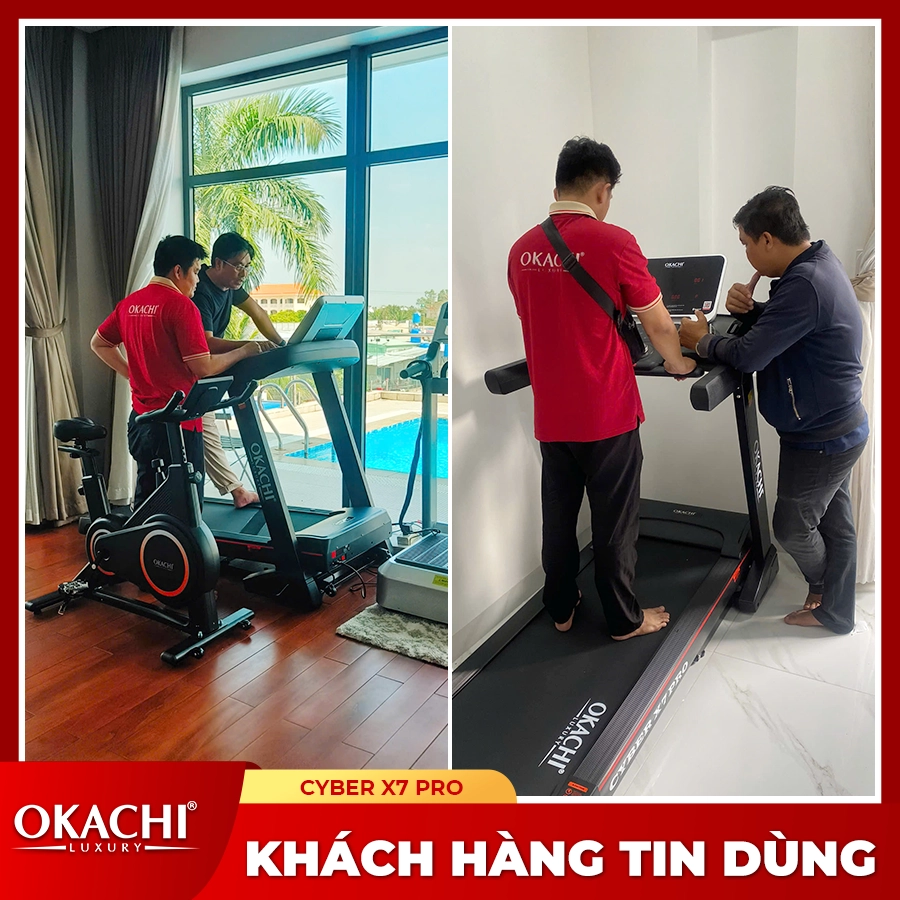 Máy chạy bộ OKACHI CYBER X7 PRO