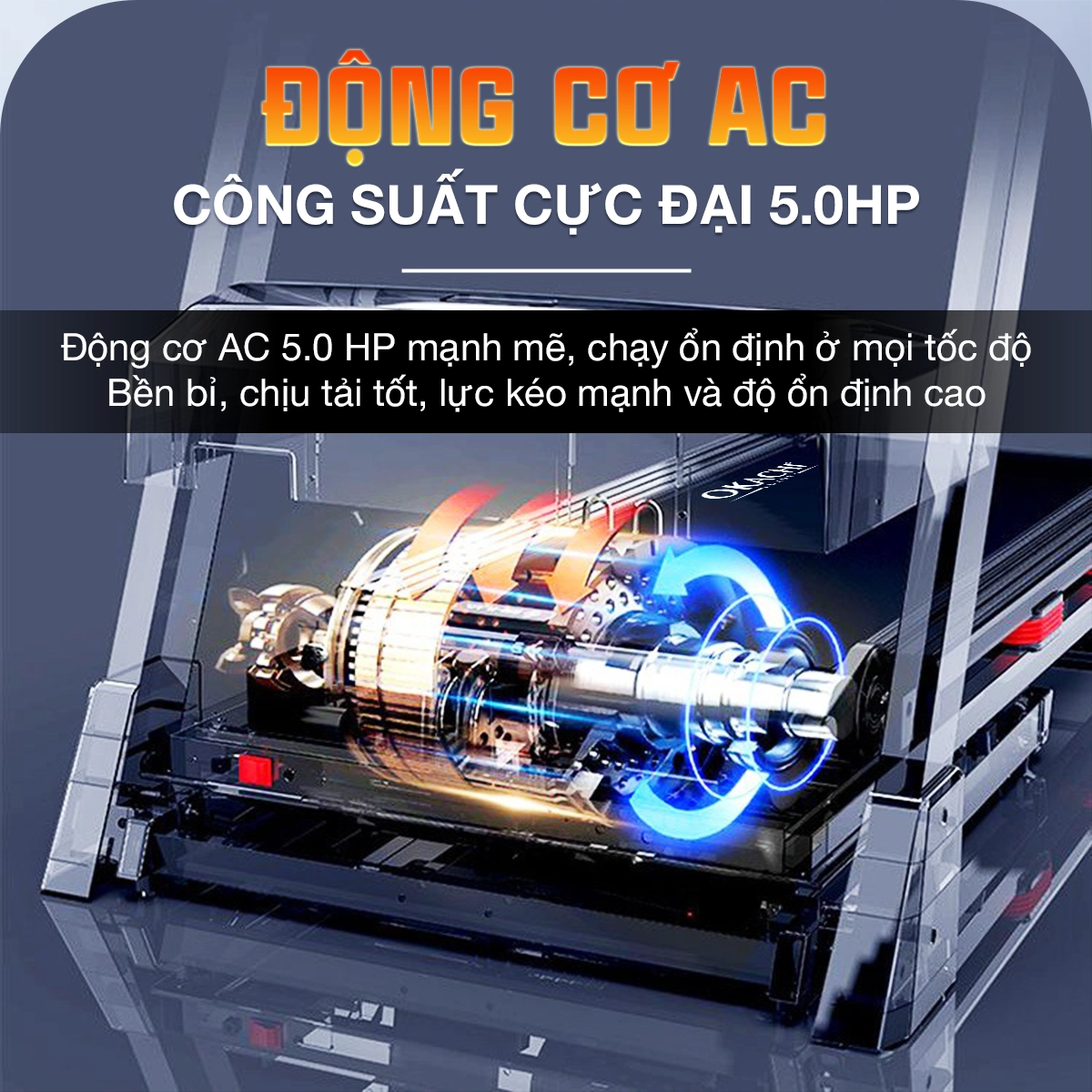 Máy chạy bộ OKACHI CYBER X7 PRO