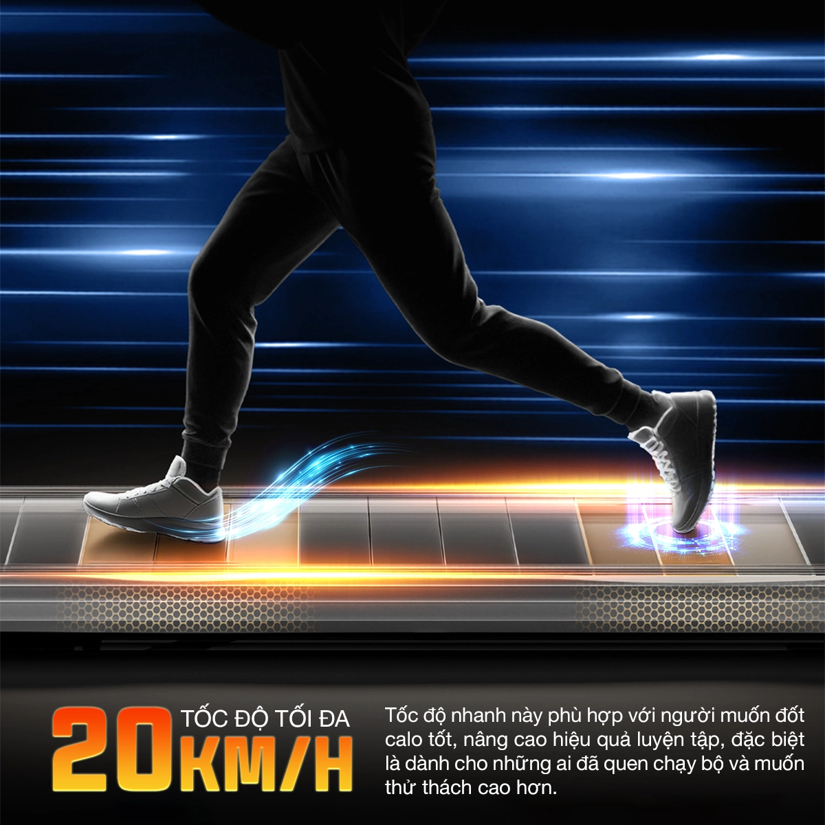 Máy chạy bộ OKACHI CYBER X7 PRO