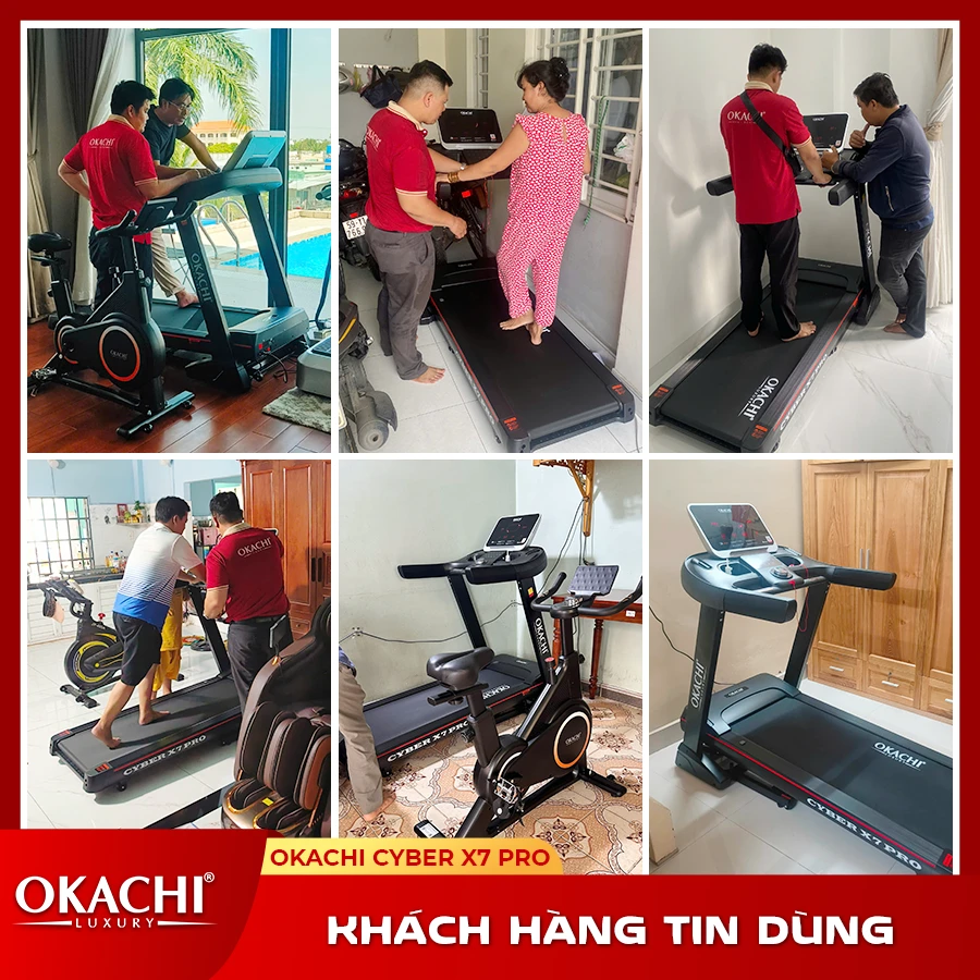 KHTD Máy chạy bộ OKACHI CYBER X7 PRO