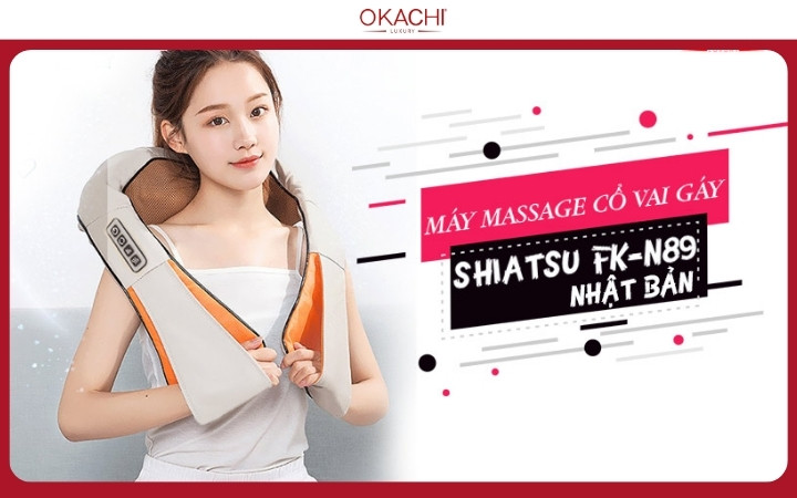 Máy massage cổ vai gáy Nhật Bản Shiatsu FK-N89