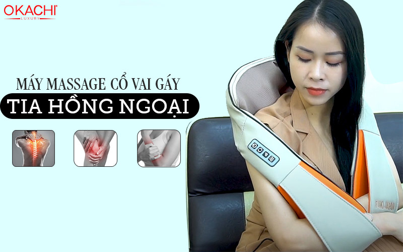 Máy massage cổ vai gáy tia hồng ngoại