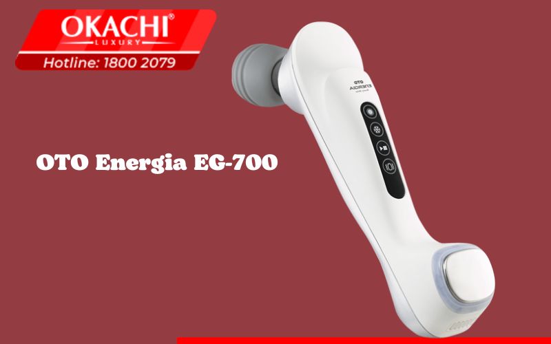 Máy mát xa mặt chống lão hóa màu bạc OTO Energia EG-700