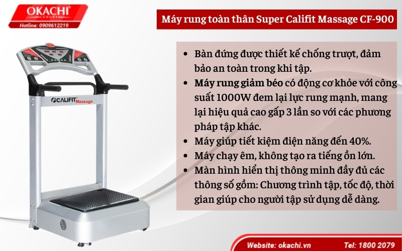 Máy rung toàn thân Super Califit Massage CF-900