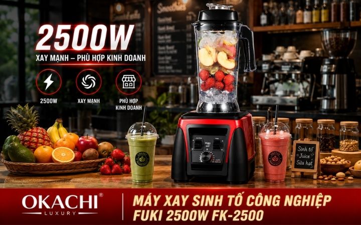 Máy xay sinh tố công nghiệp Fuki 2500W FK-2500