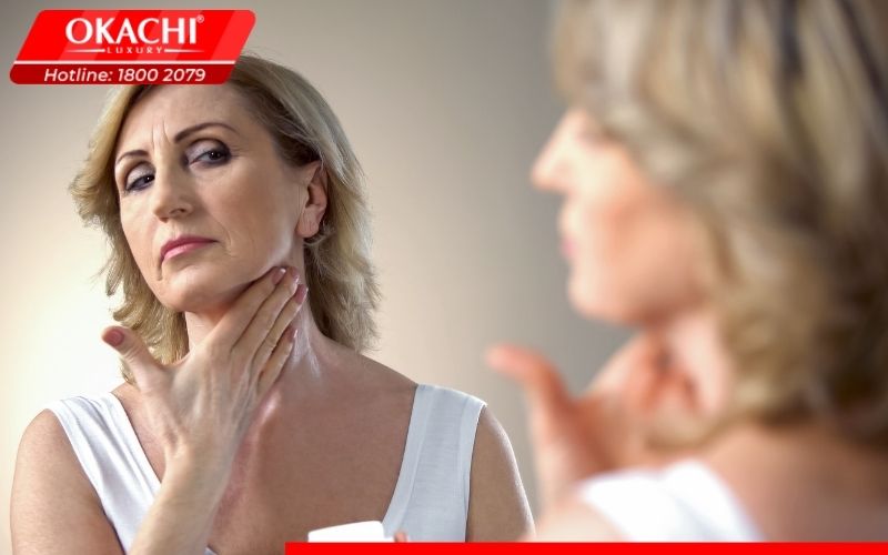 Nguyên nhân xuất hiện nếp nhăn ở cổ