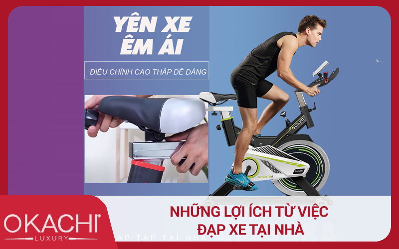 Những lợi ích từ việc đạp xe tại nhà