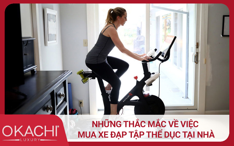 Những thắc mắc về việc chọn mua xe đạp thể dục tại nhà