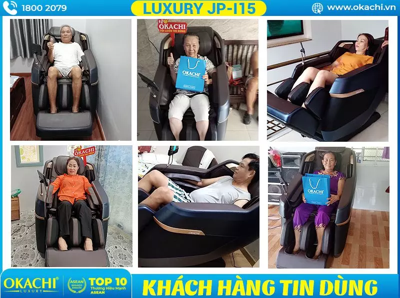 Ghế Massage Toàn Thân OKACHI LUXURY JP-i15