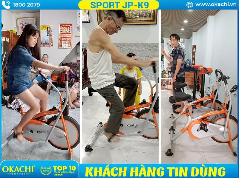 Xe đạp tập thể dục OKACHI SPORT JP-K9 (cao cấp)