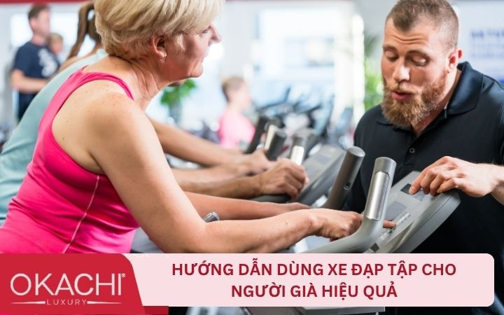 Hướng dẫn dùng xe đạp tập cho người già