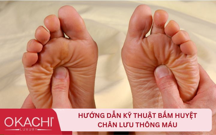 Hướng dẫn bấm huyệt chân lưu thông máu