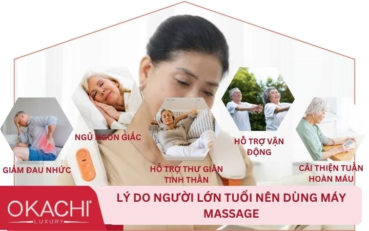 Lý do người lớn tuổi nên dùng máy massage