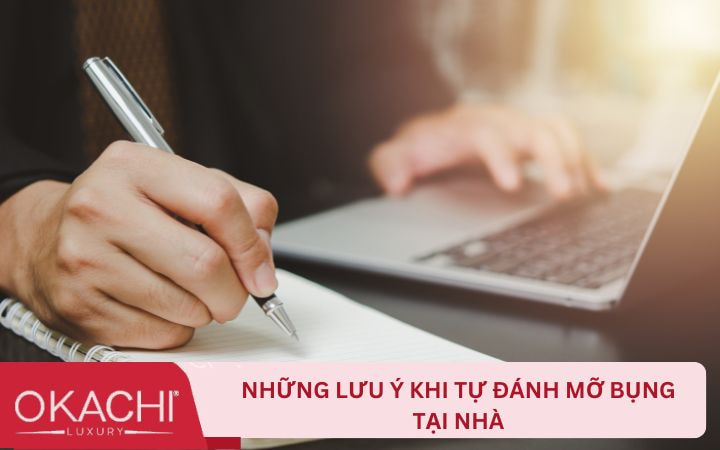Những lưu ý khi tự đánh mỡ bụng