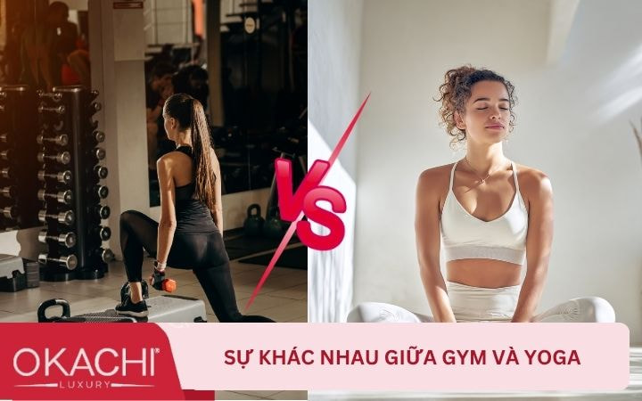 Sự khác nhau giữa gym và yoga