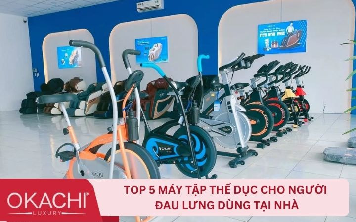 Top 5 máy tập thể dục cho người đau lưng 