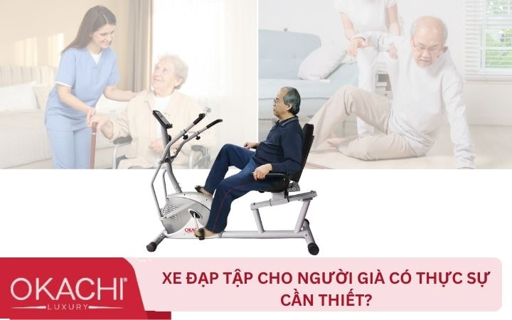 Xe đạp tập cho người già có cần thiết?