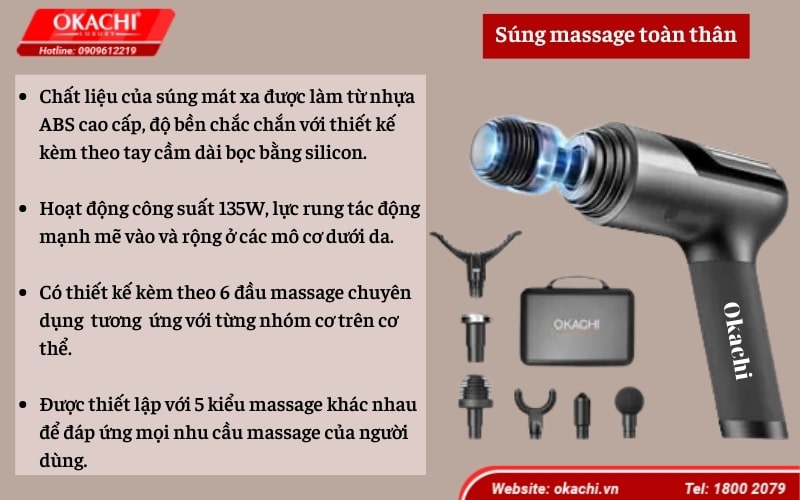 Súng massage toàn thân