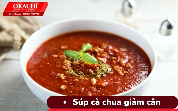 Súp cà chua giảm cân