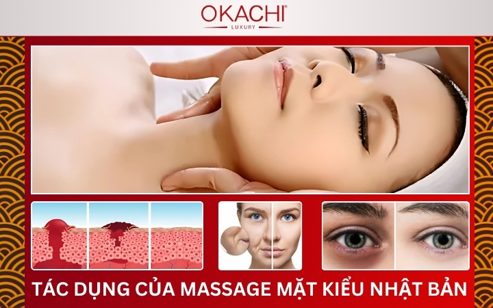 Tác dụng của massage mặt kiểu Nhật Bản