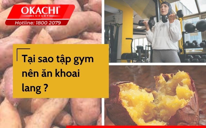 Tại sao tập gym nên ăn khoai lang?