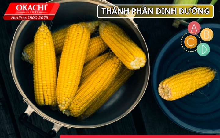 Thành phần dinh dưỡng trong quả bắp