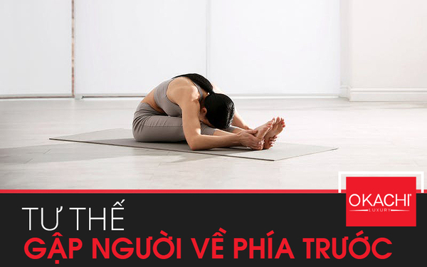 Tư thế ngồi gập người về phía trước