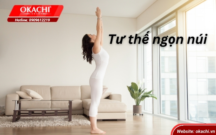 Yoga giam mo bung Tu the ngon nui