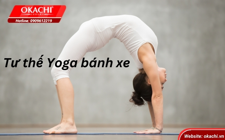 Nhung tu the yoga dep Tu the Yoga banh xe