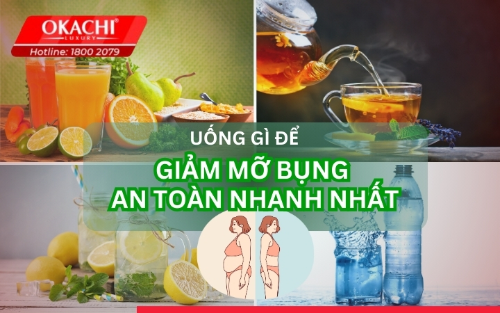 Uống gì để giảm mỡ bụng an toàn nhất