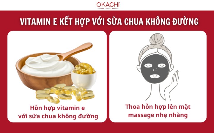 vitamin e ket hop voi sua chua khong duong