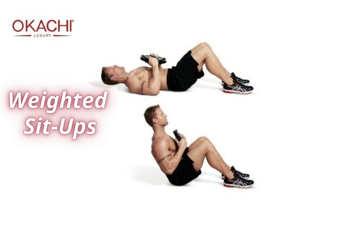 Bài tập tạ tay Weighted Sit-Ups