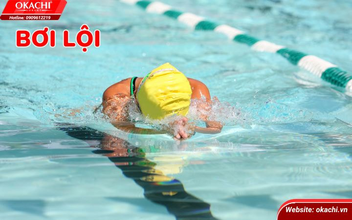 Bơi lội đốt cháy calo