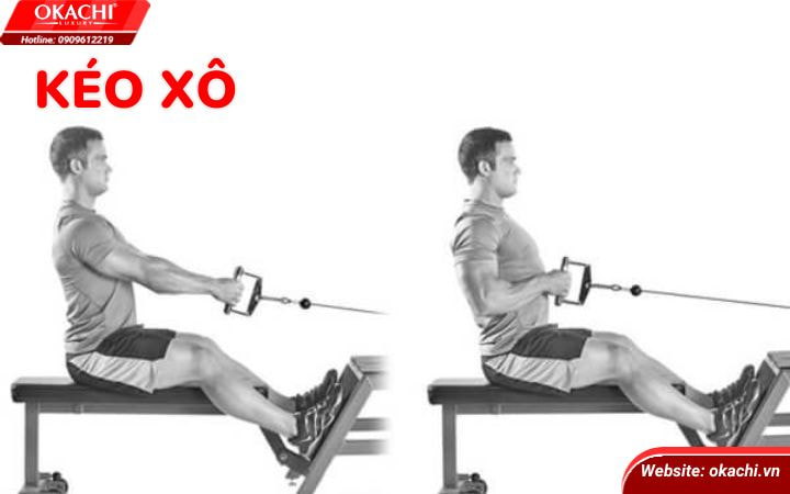 Kéo xô phát triển cơ lưng rộng