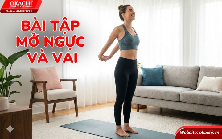 Bài tập mở ngực và vai