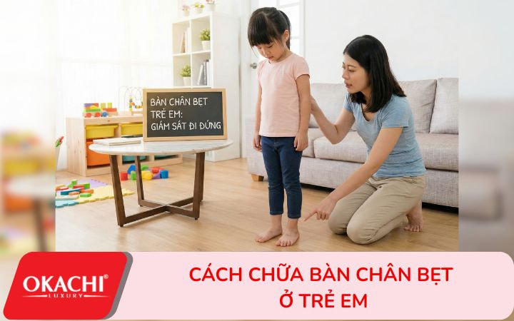 Cách chữa bàn chân bẹt ở trẻ em
